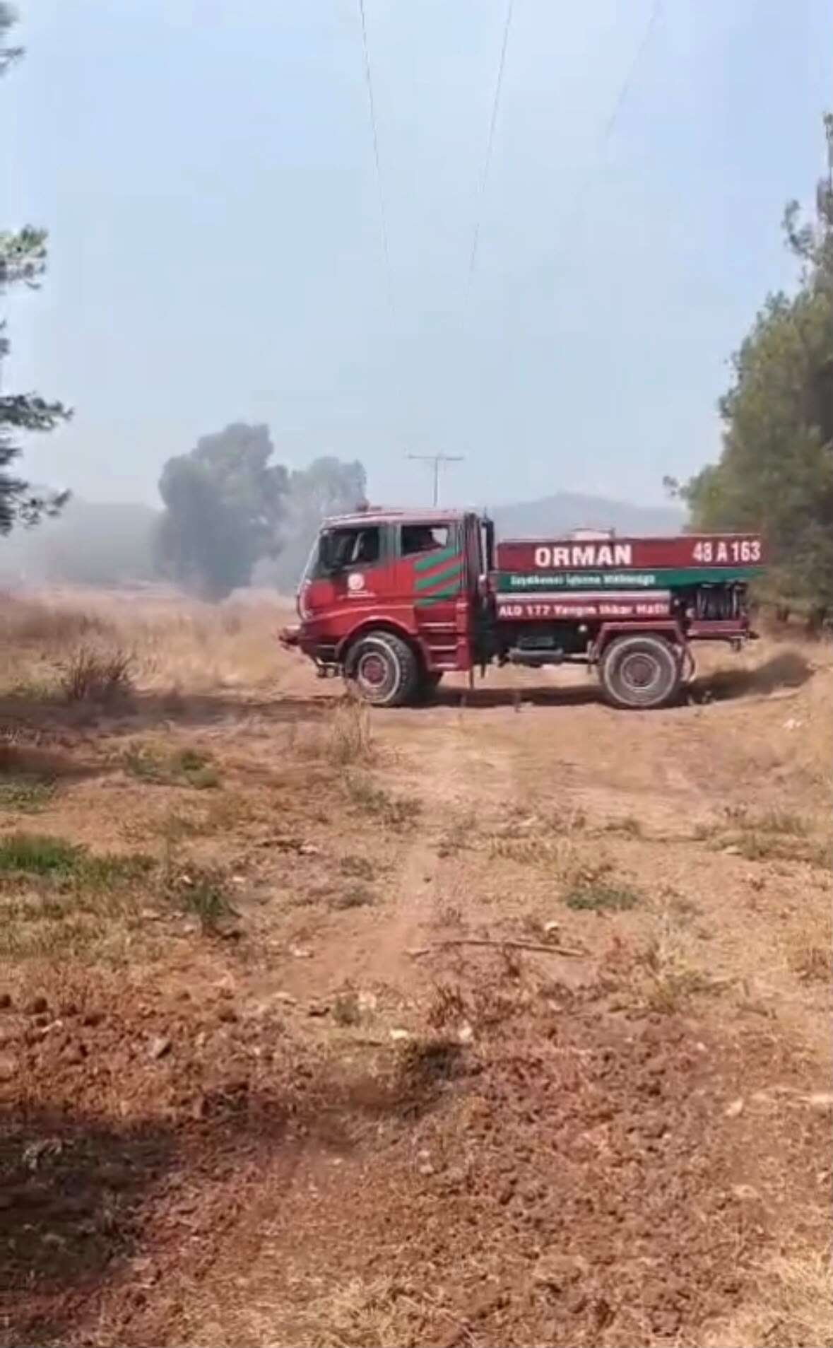 Muğla'da Çöp Depolama Alanında Çıkan Yangın Ormana Sıçradı 2